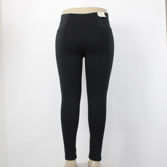 Simply Noelle Pant $40 Sz L XL x 31 Black Pull On Skinny Poly Spandex Pant - Picture 7 of 16